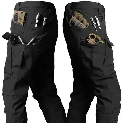 Image de Combinaison Tactique Homme Imperméable - Idéale pour la Pêche, Randonnée et Camping