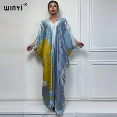 Image de Robe Maxi Boho Élégante pour Femmes Musulmanes