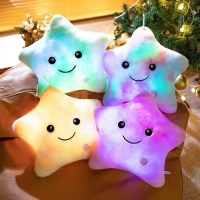 Image de Étoile Peluche Lumineuse LED - Doudou Doux pour Bébé