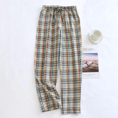 Image de Pantalon de Nuit Homme en Coton - Carreaux & Confort