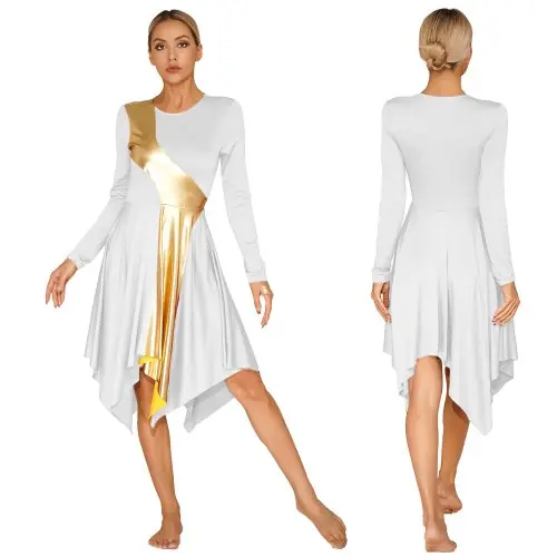 Image de Robe de Danse Élégante Manches Longues