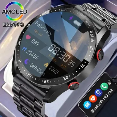 Image de Montre Connectée Homme - Suivi Santé & Appels Bluetooth