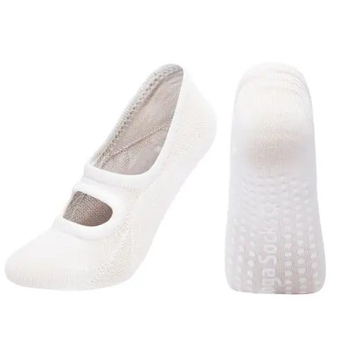 Image de Chaussettes de Yoga Anti-Dérapantes pour Femmes