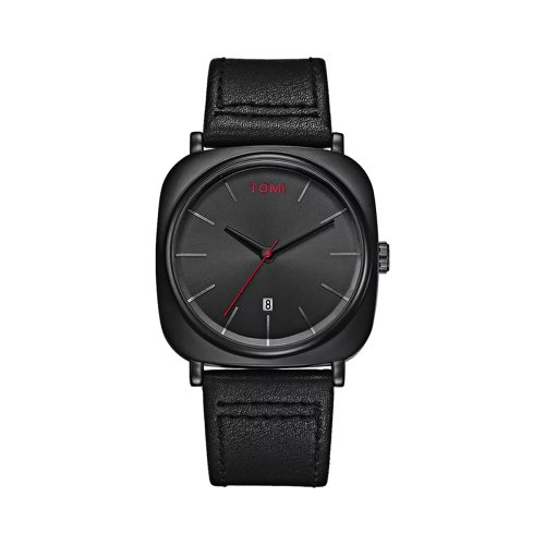 Afbeelding van TOMI Herenmode Zakelijk Design Horloge Vierkant Klein Schijfhorloge Hoge kwaliteit Minimalistisch Design Elegant Herenhorloge Quartz Horloge