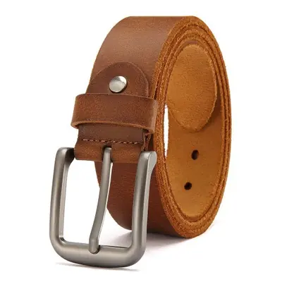 Image de Ceinture en Cuir Véritable Homme - Style Décontracté & Affaire