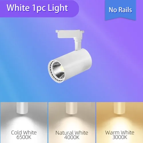 1PC White No Rails