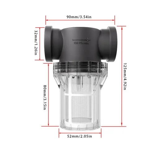F 1 pollice 60 mesh