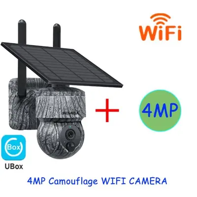 Image de Caméra de Surveillance Solaire 4G PTZ avec Audio Bidirectionnel