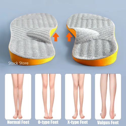Image de Semelles Orthopédiques Anti-Fatigue pour Pieds Plats