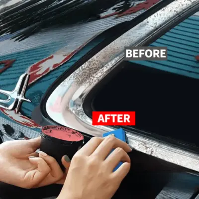 Image de Pâte de Restauration Chrome pour Voiture