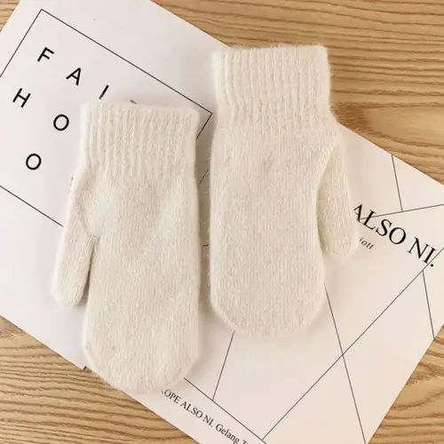 Image de Gants Hiver Femme - Doux & Chauds en Imitation Fourrure