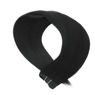 Image de Mèches Synthétiques Ombré Blond & Brun - 30 Pouces
