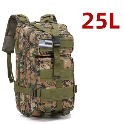 Sac à Dos Tactique 25L/50L - Imperméable & Robuste