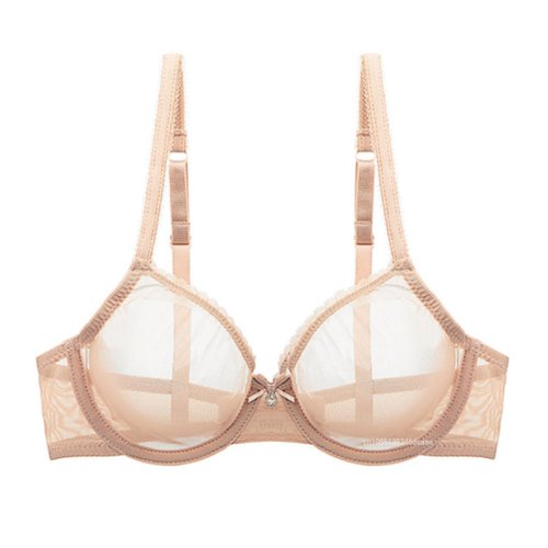 Imagen de Sujetador Transparente de Malla Sexy para Mujer