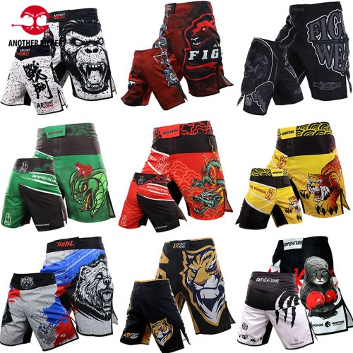Immagine di Pantaloni Tiger MMA Pantaloncini da boxe da combattimento per uomo Fitness Palestra Sport Jiu-Jitsu Kickboxing Muay Thai Pantaloncini Crossfit BJJ Fight Wear