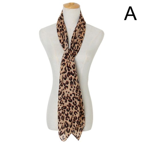 Afbeelding van Vrouwen Stole Soft Leopard Print Sjaal Vintage Chiffon Wrap Harajuku Sjaals Sjaal Hot Koop Dunne Zomer Lente Casual Sexy Elegante
