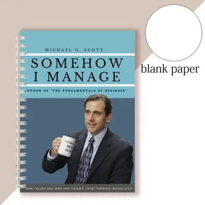Image de Carnet A5 Michael Scott - Citation Iconique