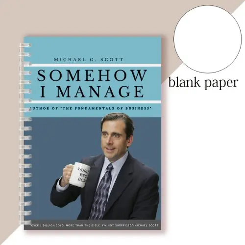 Image de Carnet A5 Michael Scott - Citation Iconique