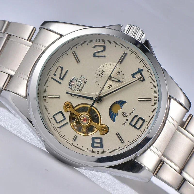 Immagine di Orologio da Uomo di Lusso con Tourbillon Meccanico Automatico