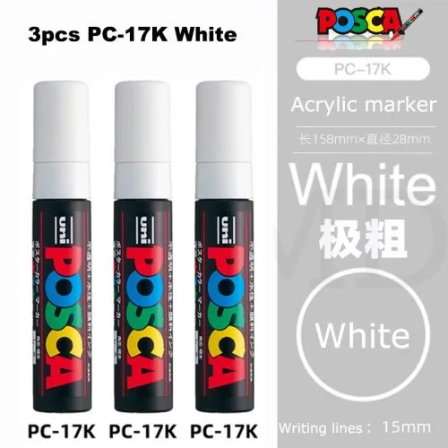 PC-17K 3pcs blanco