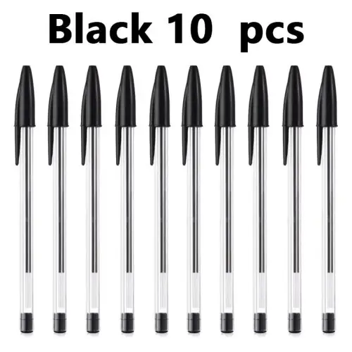 Image de Stylos à Bille Bleu & Noir - 50/100 Pièces