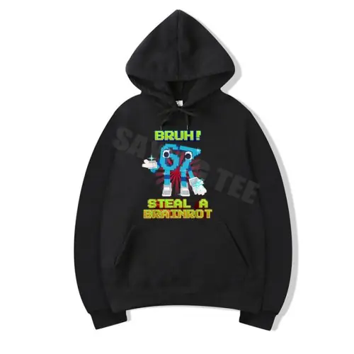 Image de Bruh 67 - Hoodie Y2K Meme Chaton Brainrot