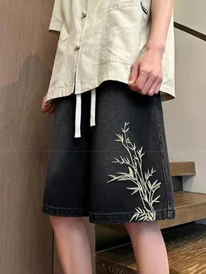 Image de Y2K Baggy Shorts Homme - Style Vintage Hip Hop