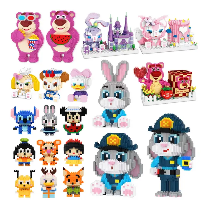 Image de Briques de Construction Disney Princesses - Jeu d'Assemblage pour Enfants