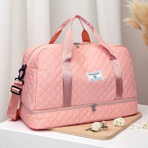 Bild von Modische multifunktionale Reisegepäcktasche mit unabhängigem Schuhfach, geeignet für Reisen, Sport und Fitness, Camping