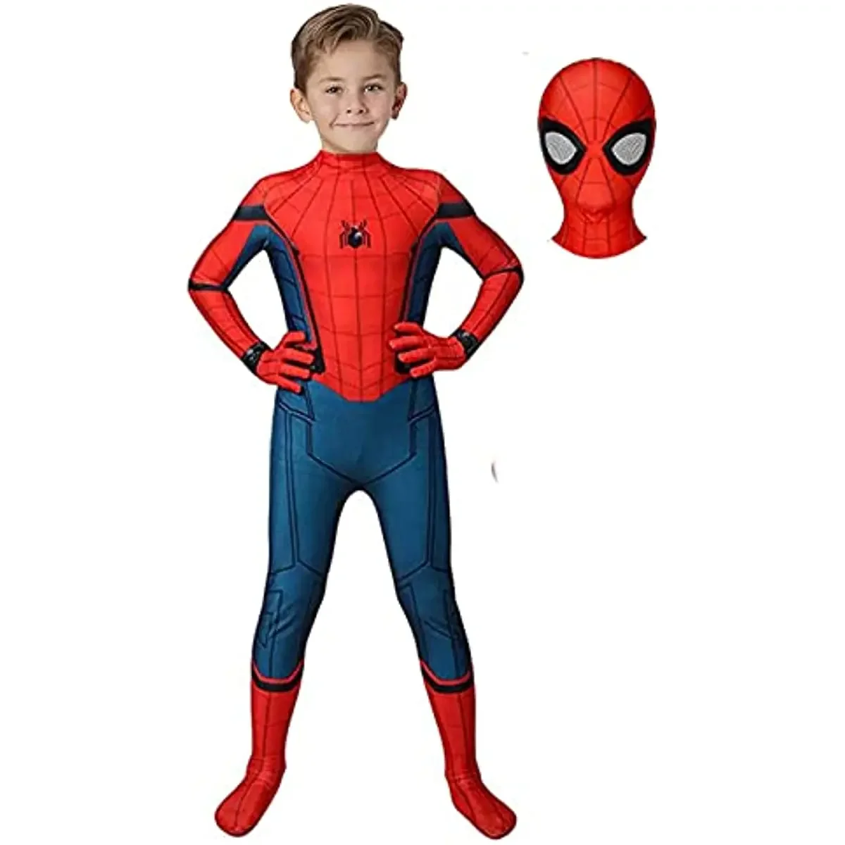 Image of Official Spider-Man Costume for Kids and Adults – Tobey Maguire Cosplay Bodysuit, Superhero Zentai Suit, Halloween & Carnival Party Outfit