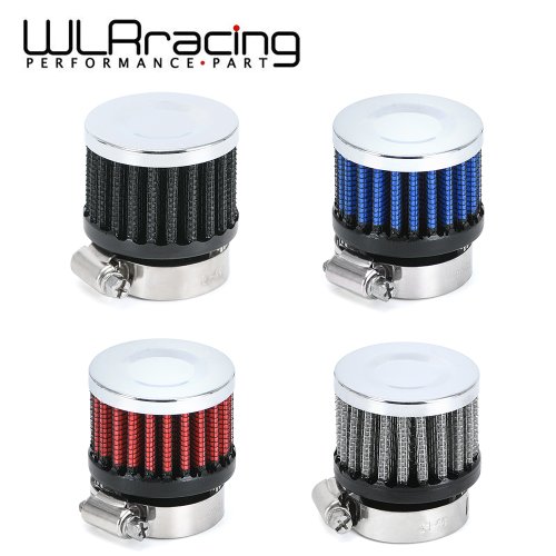 Image of Universal High-Flow Air Filter 12mm & 25mm for Motorcycle Cold Air Intake and Crankcase Vent Cover – Mini Breather Filters with Enhanced Engine Performance