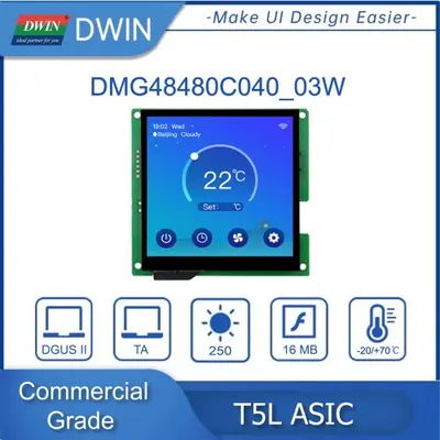 Image de Écran tactile capacitif 480x480 pour Arduino - DWIN 4.0