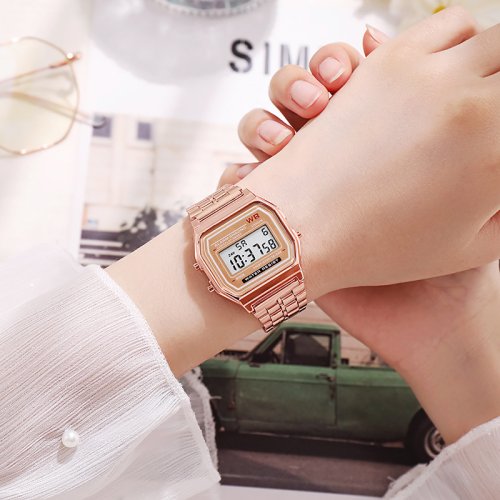 Image de Montre LED Rétro Unisexe - Style Sportif & Élégant