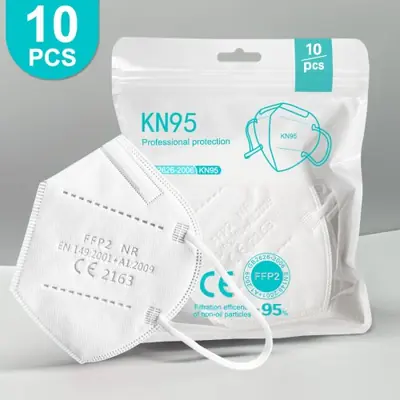 Image de Masques FFP2 KN95 - Protection Respiratoire 95% - Adulte Multicolore