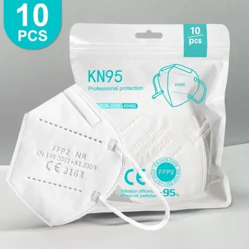Image de Masques FFP2 KN95 - Protection Respiratoire 95% - Adulte Multicolore