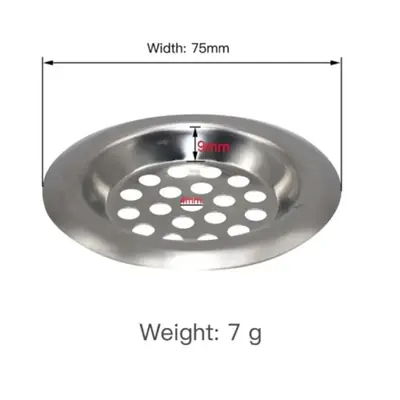 Image de Filtre à Cheveux Inox - Anti-Bouche-Coups pour Évier et Douche