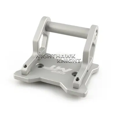Image de Support téléphone GPS moto en aluminium CNC - Fixation rapide