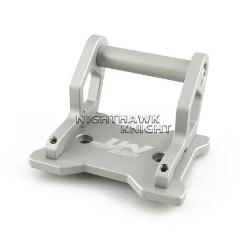 Image de Support téléphone GPS moto en aluminium CNC - Fixation rapide