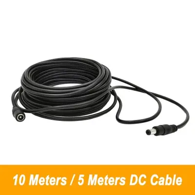 Image de Câble d'Alimentation DC 12V 5/10m - Connecteur 5.5x2.1mm
