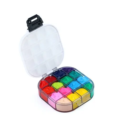 Image de Palette de Peinture Hydratante Pliable - 16 Cases