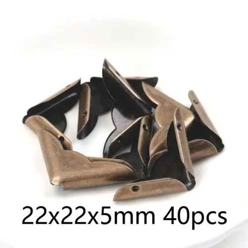 Image de Protège-Coin Métal Bronze pour Scrapbooking