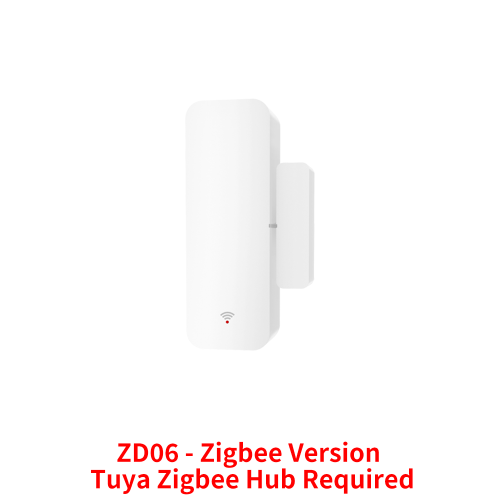 Immagine di Tuya Zigbee 3.0 Sensore per porte e finestre Sensore intelligente Sensore di contatto APP Controllo remoto SmartLife Funziona con Zigbee2Mqtt ZHA Alexa