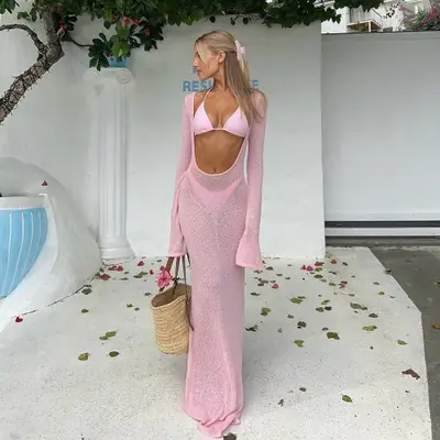 Image de Maillot de bain 3 pièces manches longues femme sexy 2026