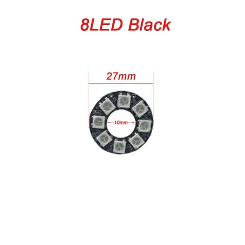 8 Led nero PCB