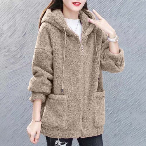Afbeelding van Stijlvolle Dames Fleece Vest met Kap