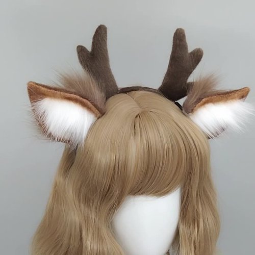 Image de Bandeau Cerf Peluche - Accessoire Lolita Mignon