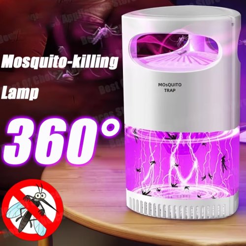 Afbeelding van Draadloze Muggenlamp – Stil & Automatisch