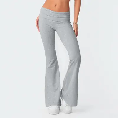 Image de Leggings Évasés Taille Haute - Style Sport & Décontracté