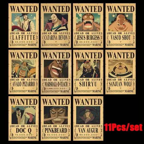 Image de Affiches Vintage One Piece - Luffy & Zoro Wanted