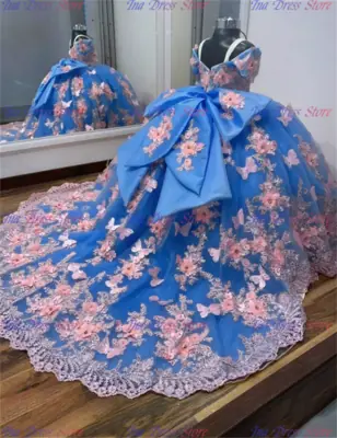 Image de Robe de Fête Princesse pour Filles - Tulle Violet & Appliqués